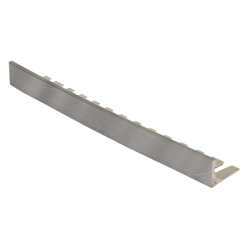 Straight Edge Formable Milled Aluminium Tile Trim EFA by Genesis
